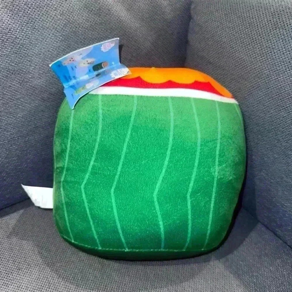NWT!! Cuddly Crew Sushi Plush Toy / Green & Orange - Picture 9 of 9